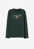 CAMISETA LETRAS M/LARGA